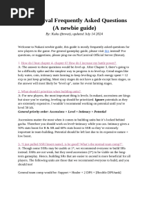 Nu - Carnival Frequently Asked Questions (A Newbie Guide)