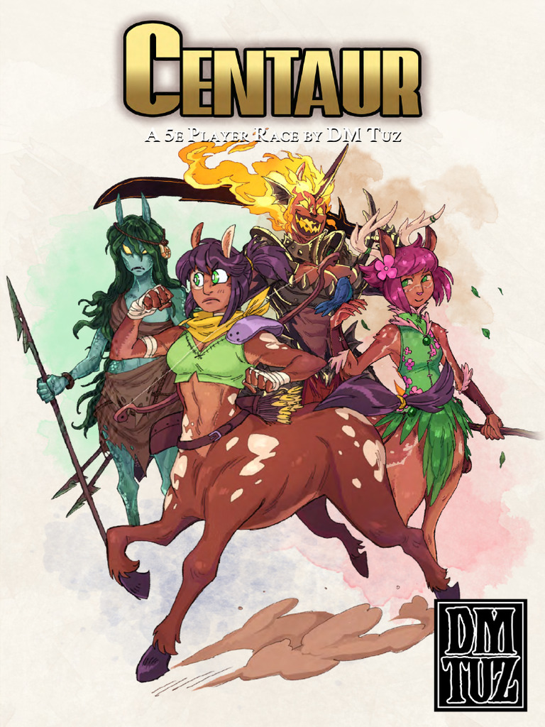 Centaur Player Race Overview 5e | PDF | Hell