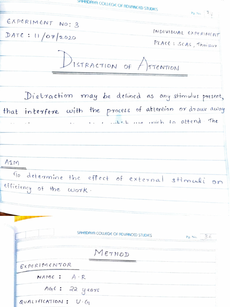 Distraction Practical Pdf