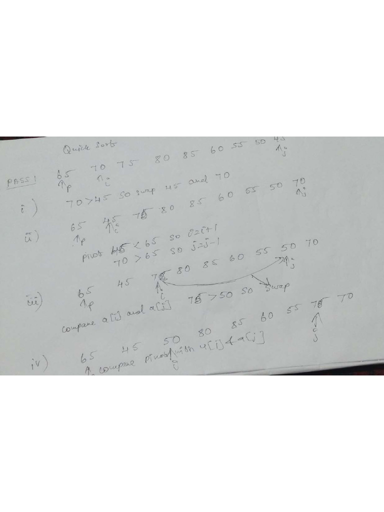 Quick Sort | PDF