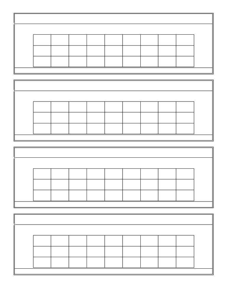 100 Tambola Tickets Printable FREE | PDF | Gambling Games | Games Of Chance