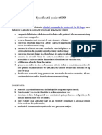 Specificatii Proiect SDD