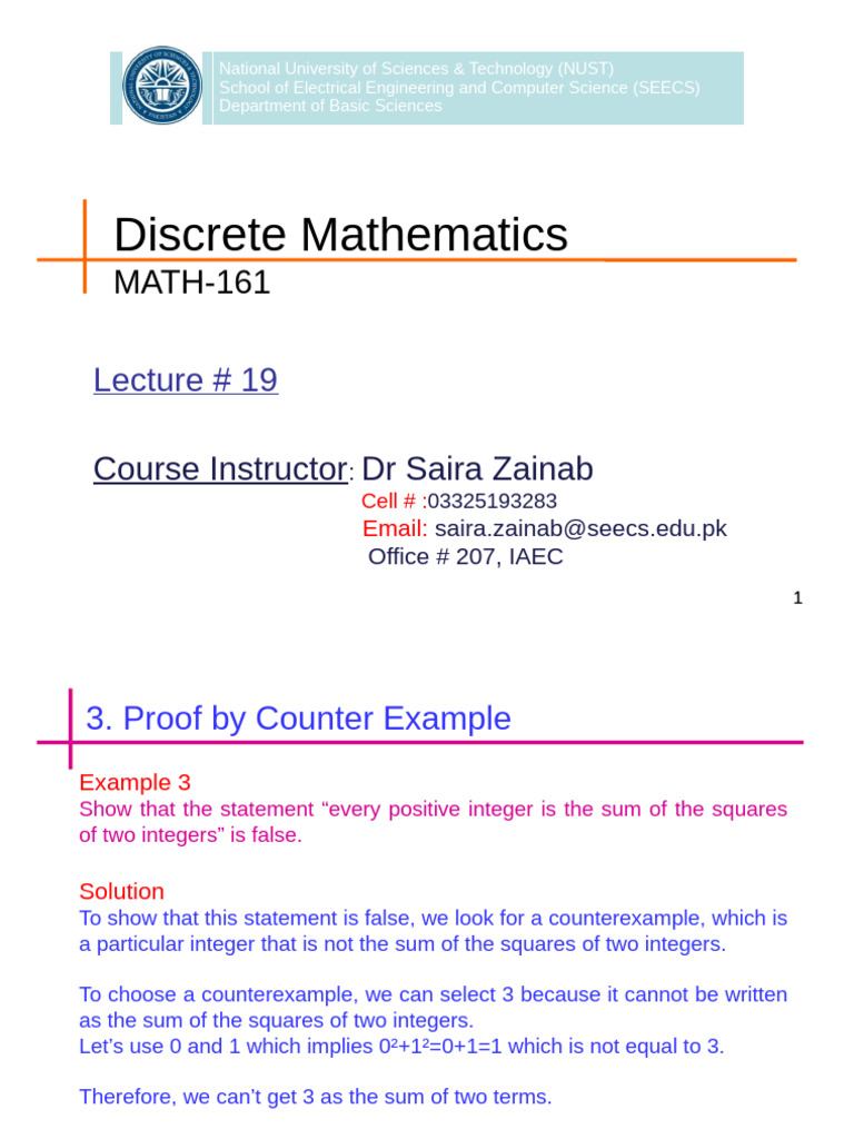 Counterexamples in Discrete Mathematics | PDF | Numbers | Mathematical ...