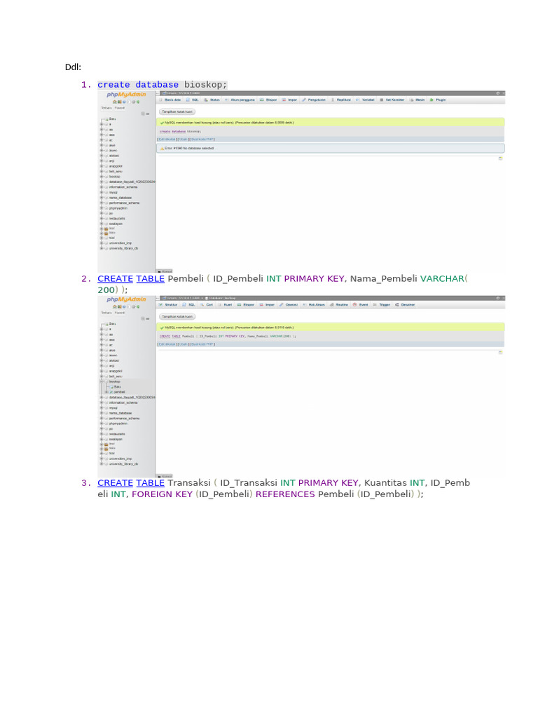 DDL DML Stored Trigger | PDF | Computer Data | Software Design