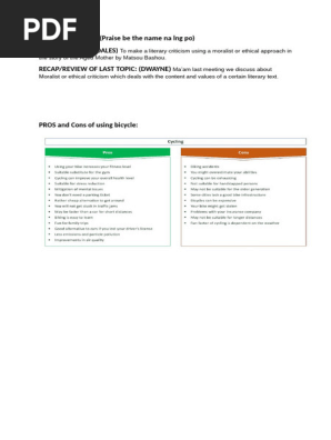 PROS AND CONS
