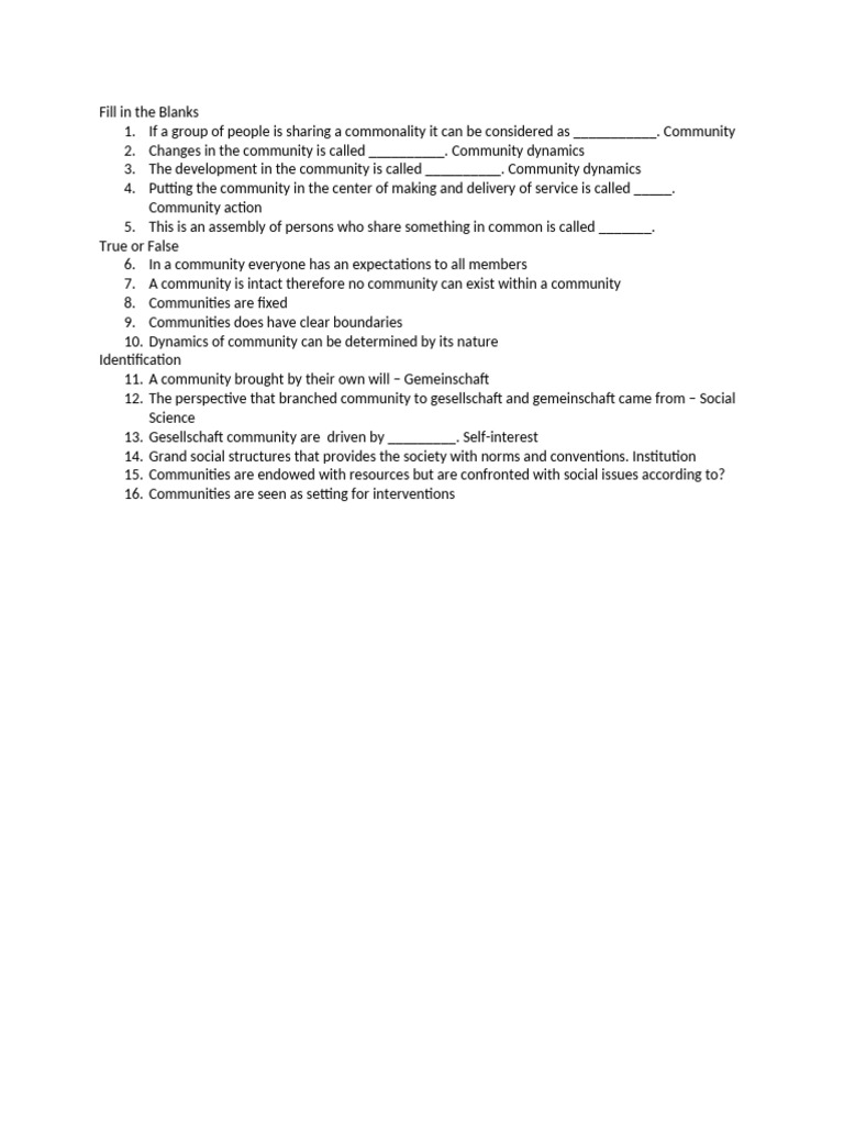 Cesc 1ST Quiz | PDF | Social Science
