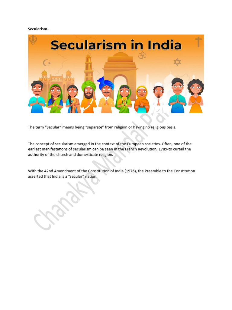 9. Secularism | PDF | Secularism | Separation Of Church And State