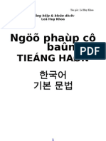 Ngu Phap Tieng Han Quoc - Tieu Chuan