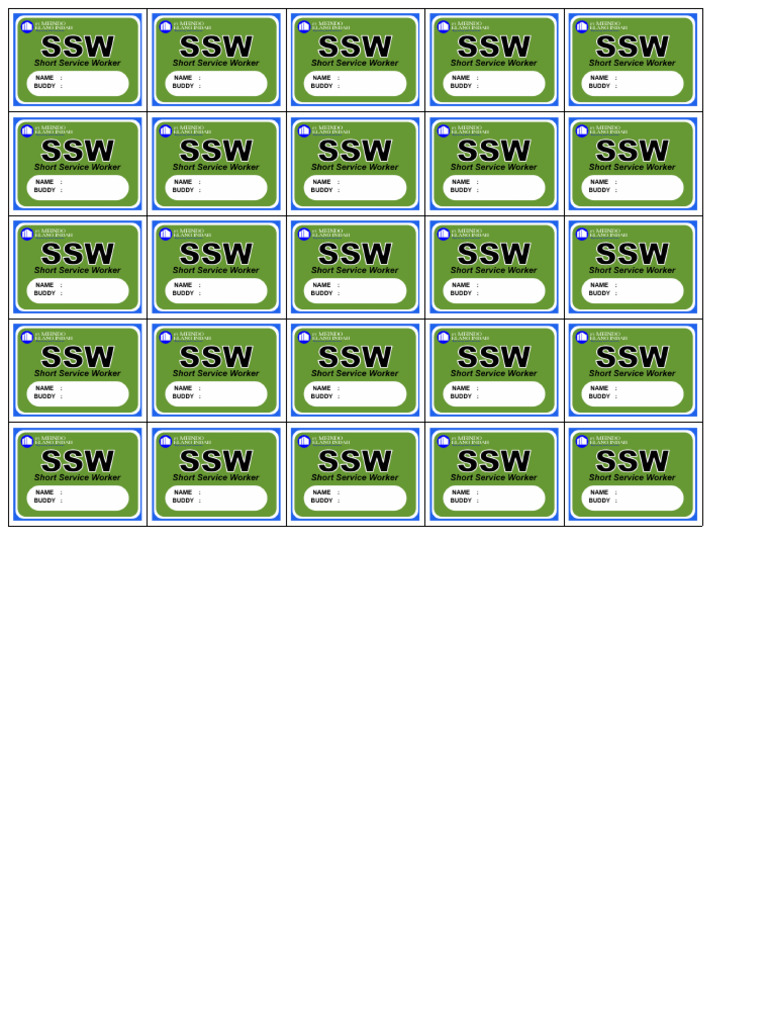 SSW | PDF