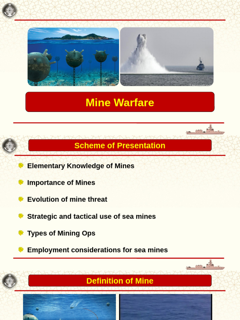 Understanding Mine Warfare Strategies | PDF | Naval Mine | Navies