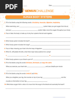 Overview of 11 Human Body Systems | PDF | Human Body | Blood