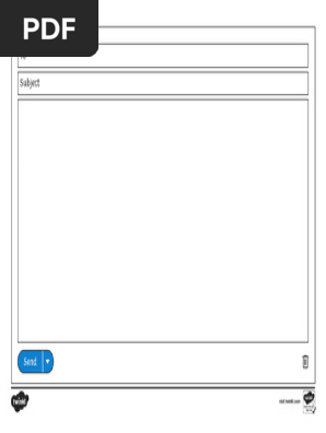 Blank Email Template - Google Interface Version