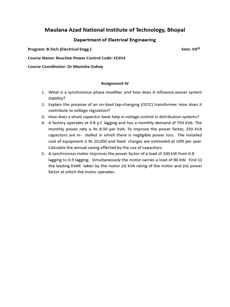 Assignment IV | PDF