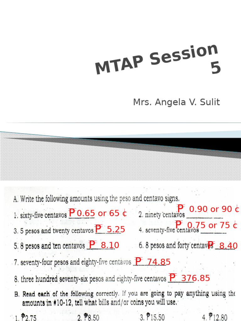 MTAP Session 5: Math Problem Solutions | PDF