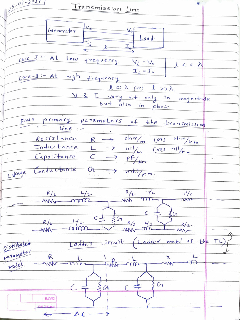 Transmission Lines Pdf Quantity Waves