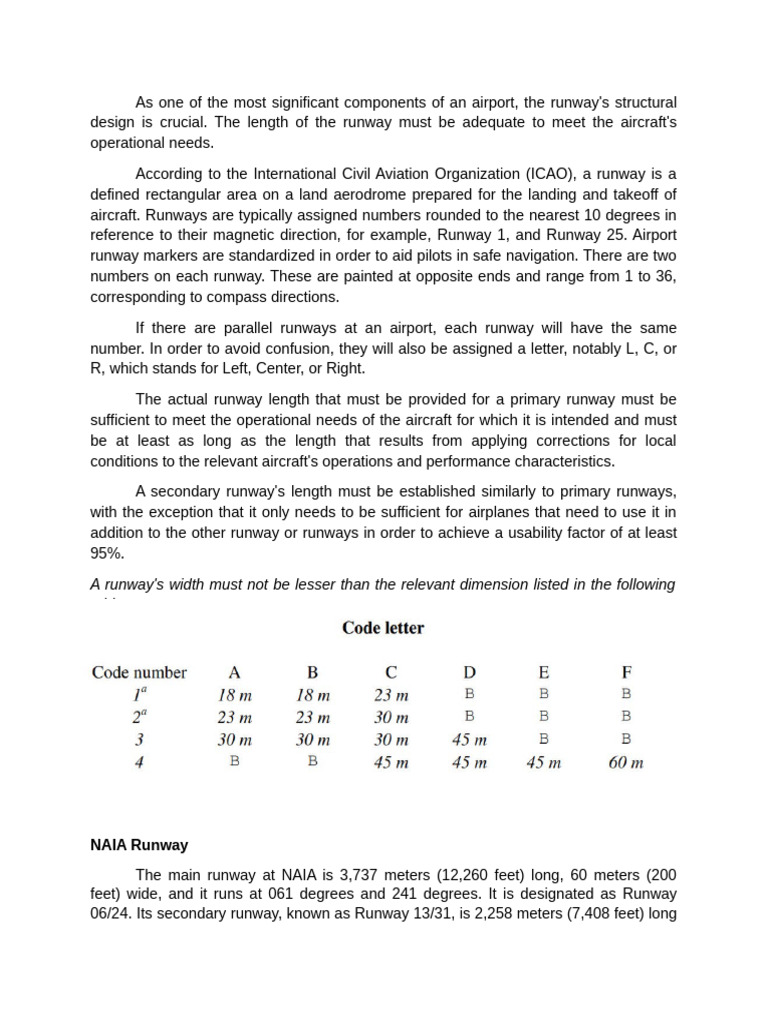 Runways | PDF | Runway | Transport