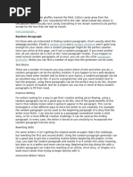 Random Sentence Generator Tool | PDF | Randomness | Subject (Grammar)