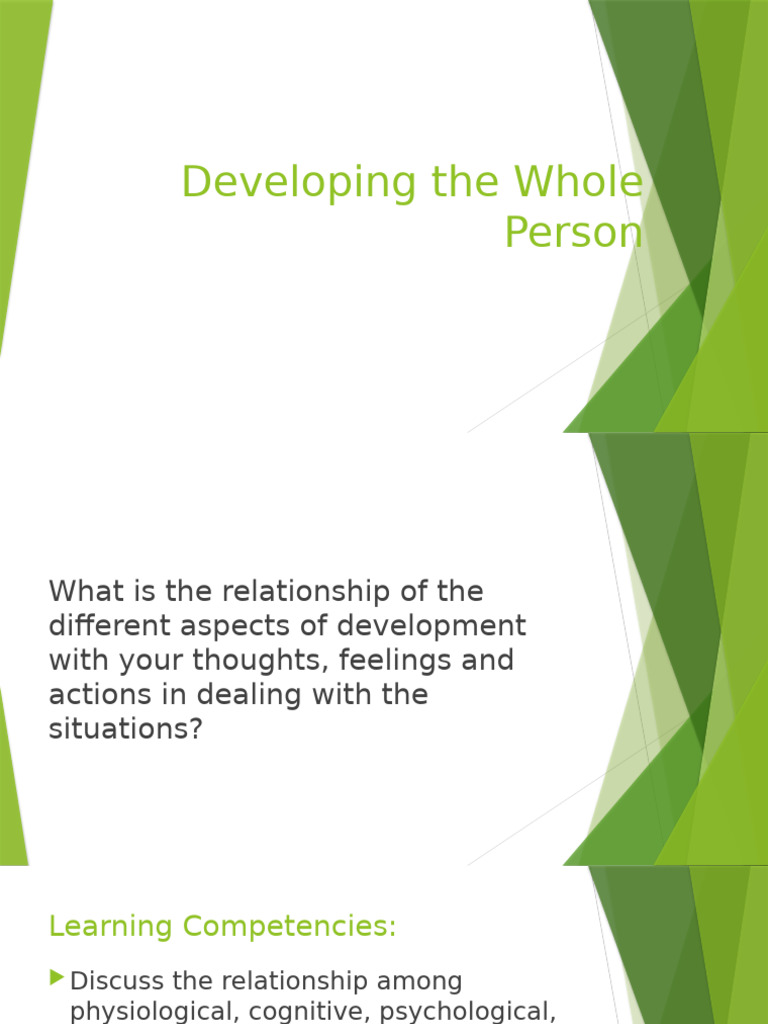 Understanding Personal Development Aspects | PDF | Thought | Feeling
