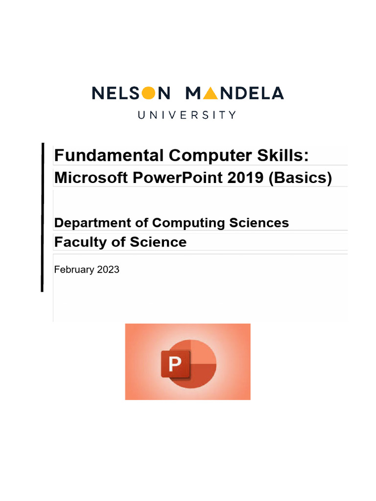 PowerPoint 2019 Basics Guide | PDF | Microsoft Power Point | Computer File