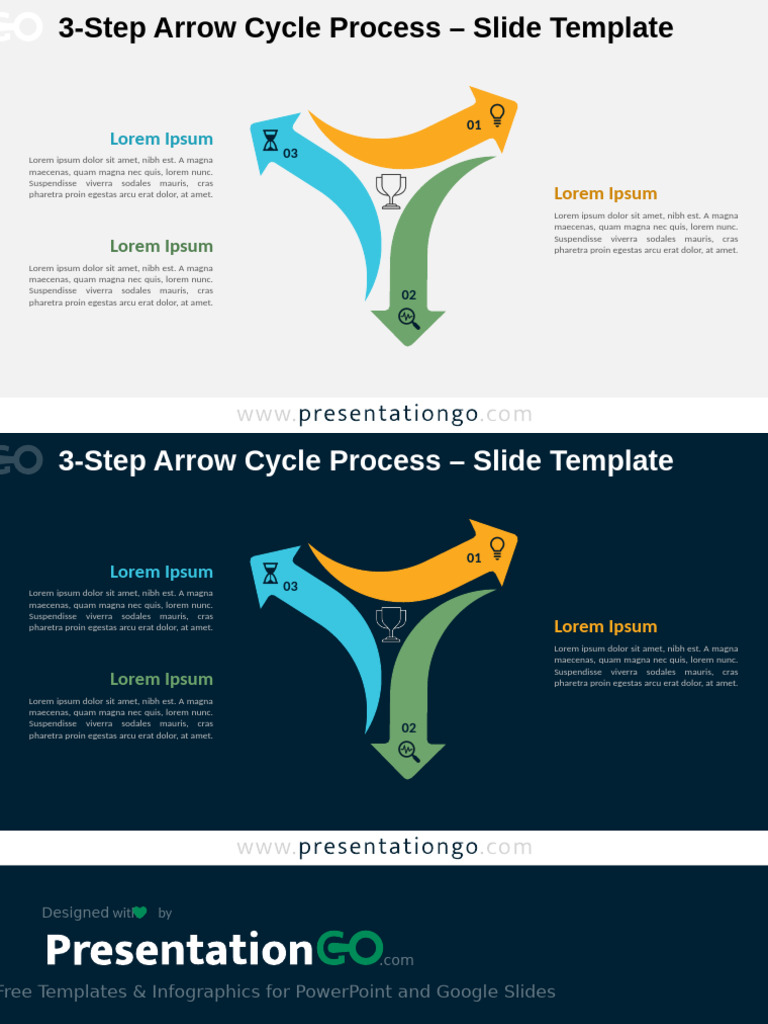 2 1764 3 Step Arrow Cycle Process PGO 16 - 9 | PDF | Games & Activities ...