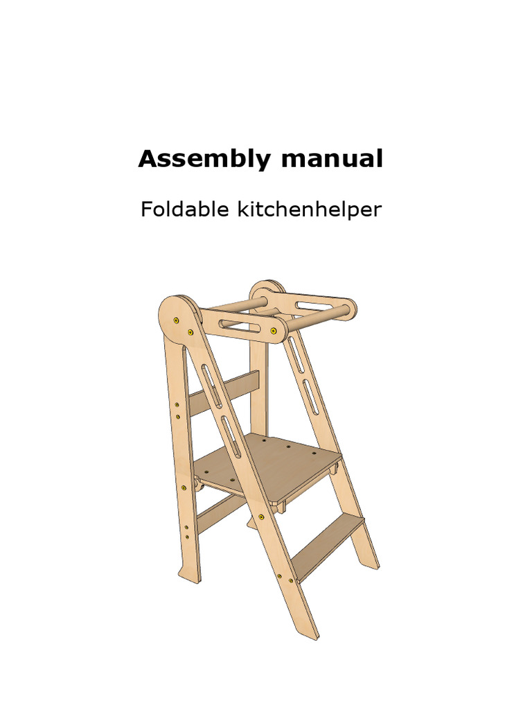 Foldable Kitchen Helper Assembly Guide | PDF
