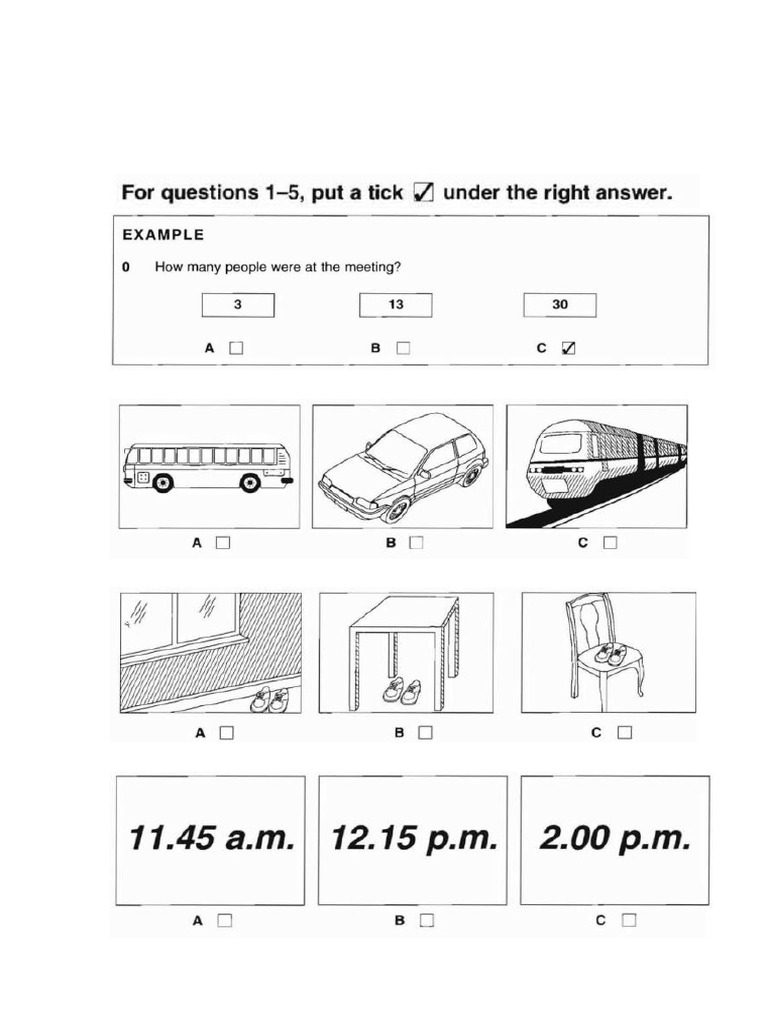 Reading Answers Test 4