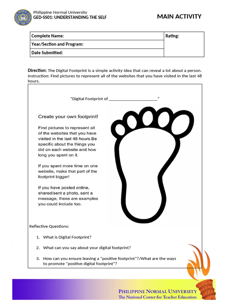 Digital Footprint Pdf