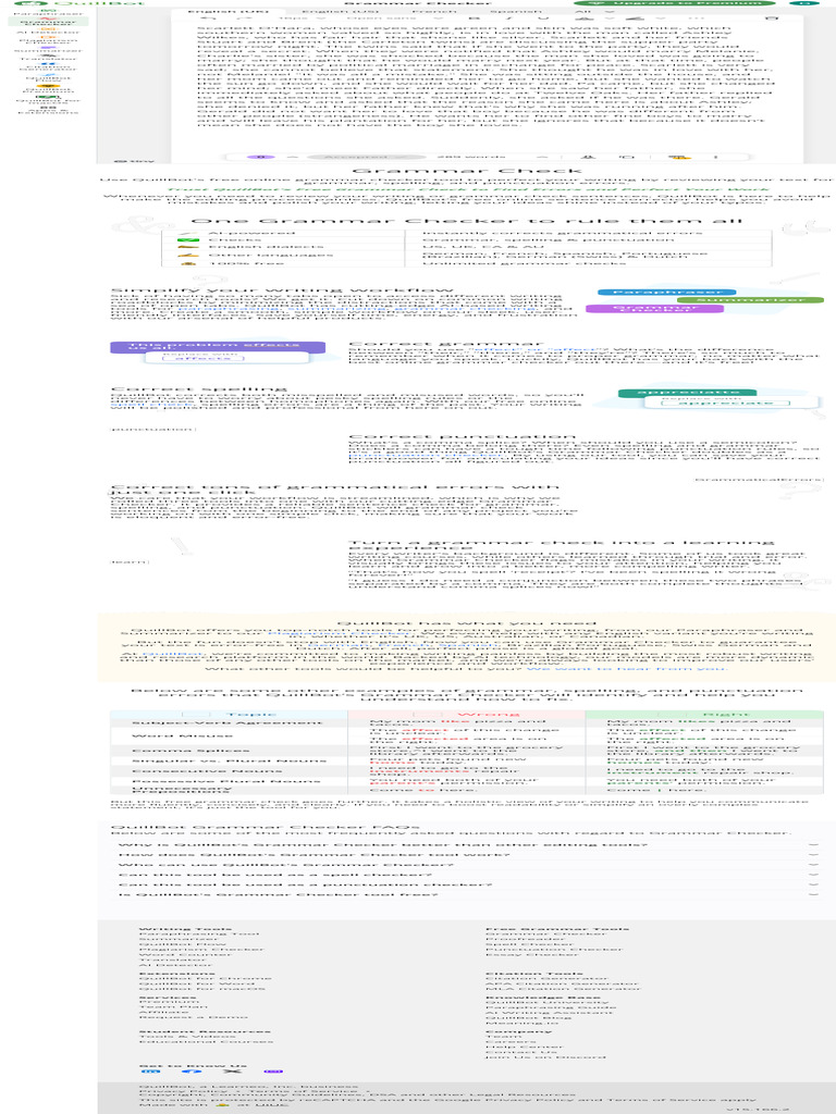 FREE GRAMMAR CHECKER NO SIGN UP REQUIRED QUILLBOT AI visual data 4