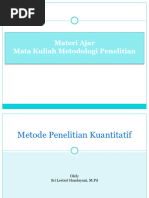 2. PPT Materi Ajar Metodologi Penelitian (Ganjil 2018-2019)