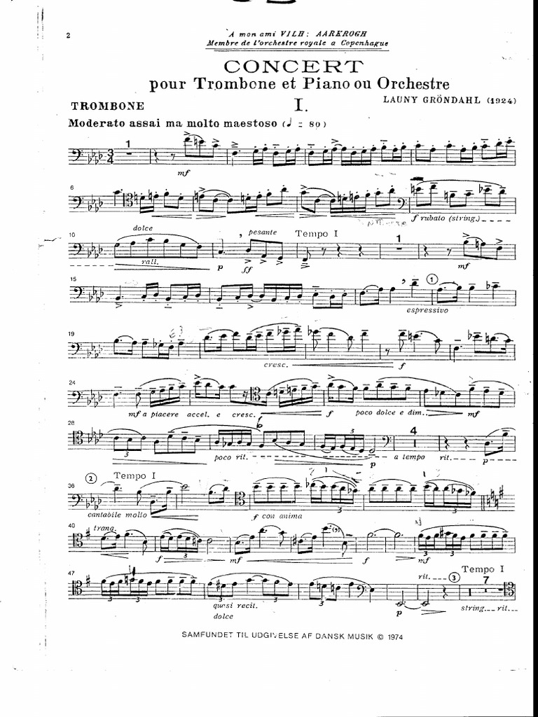 Grondahl - Concerto | PDF