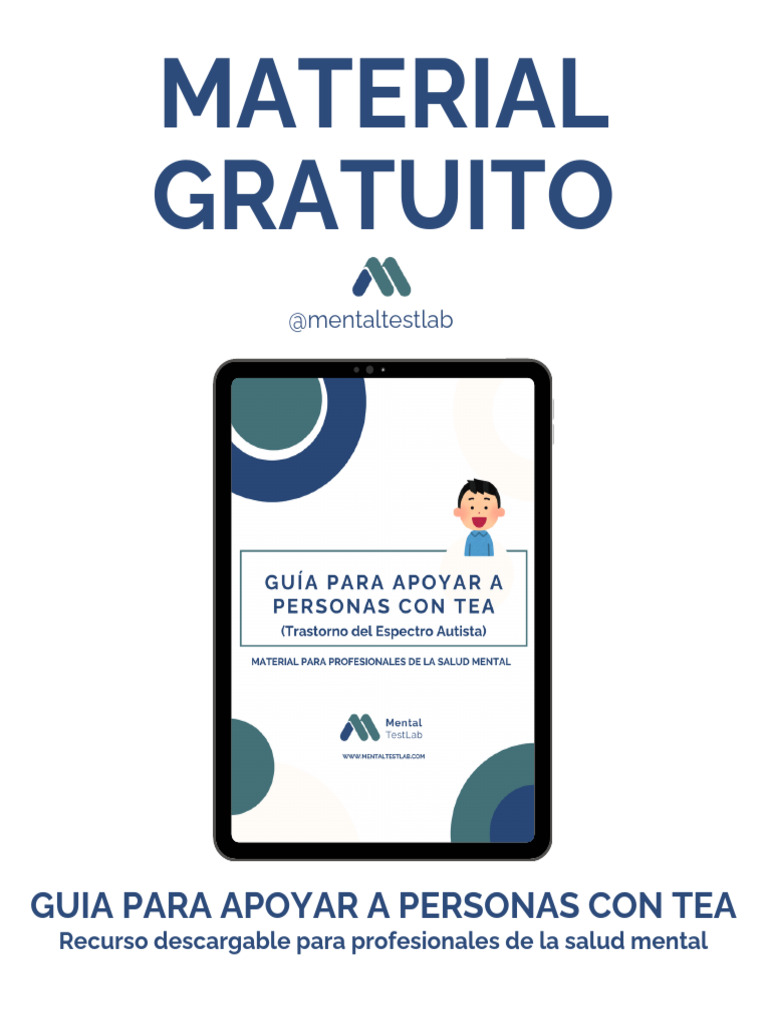 Guía para Apoyar A Personas Con TEA | PDF | Salud y bienestar | Estilo ...