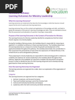 Crosswalk For Revised ACPE Outcomes and Indicators - ACPE Manuals ...