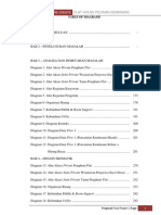 Table of Diagrams - FLAT HOUSE PECINAN SEMARANG