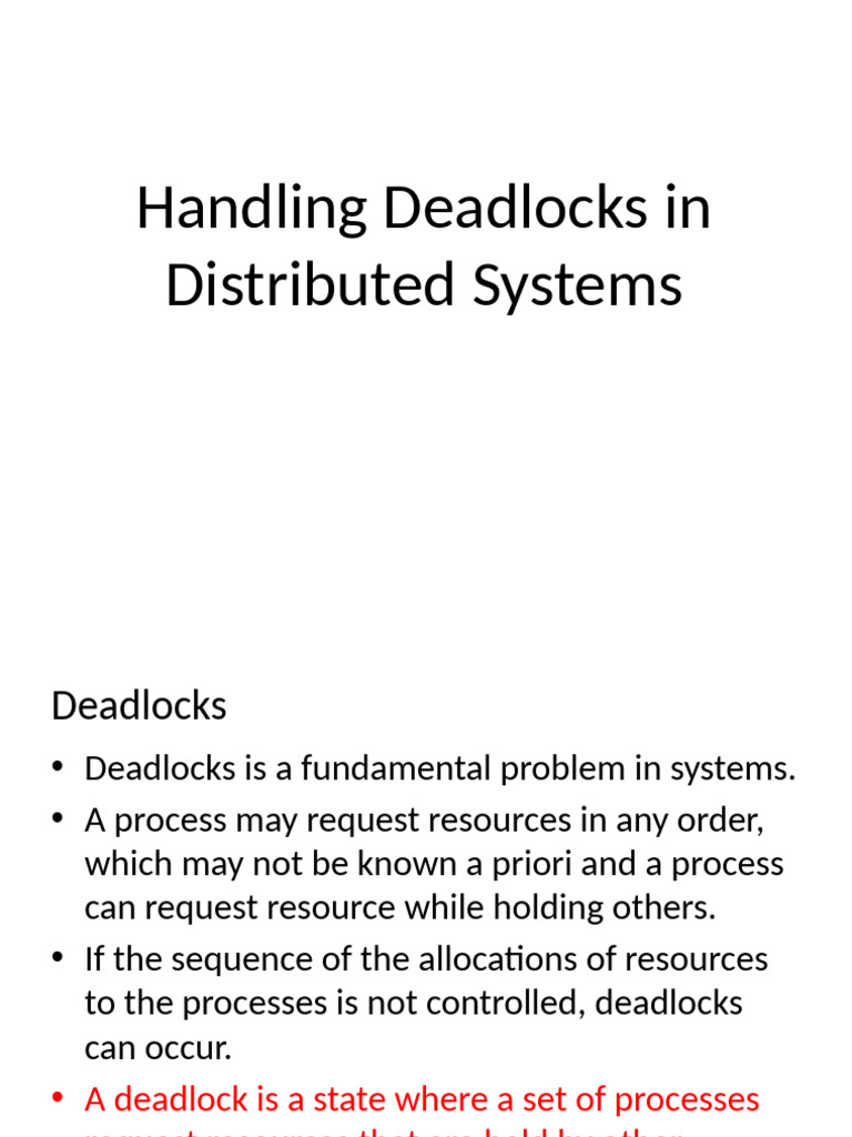 Deadlocks IIITH | PDF | Concurrency (Computer Science) | Computing
