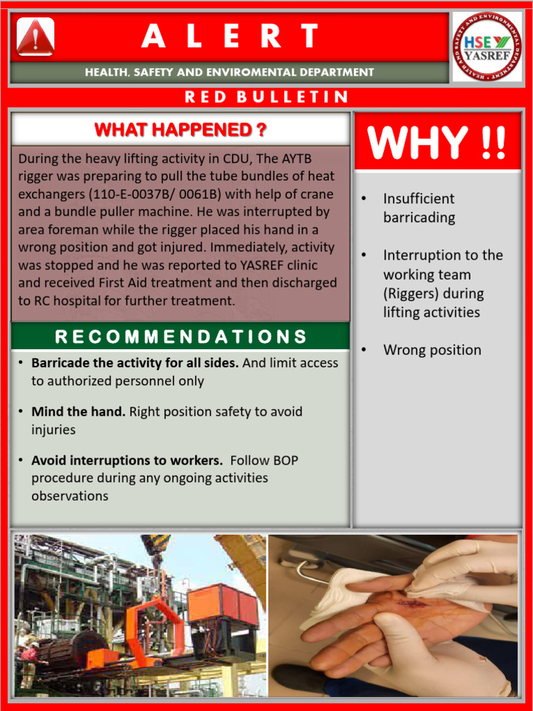 Rigger Safety Alert: Injury Prevention | PDF