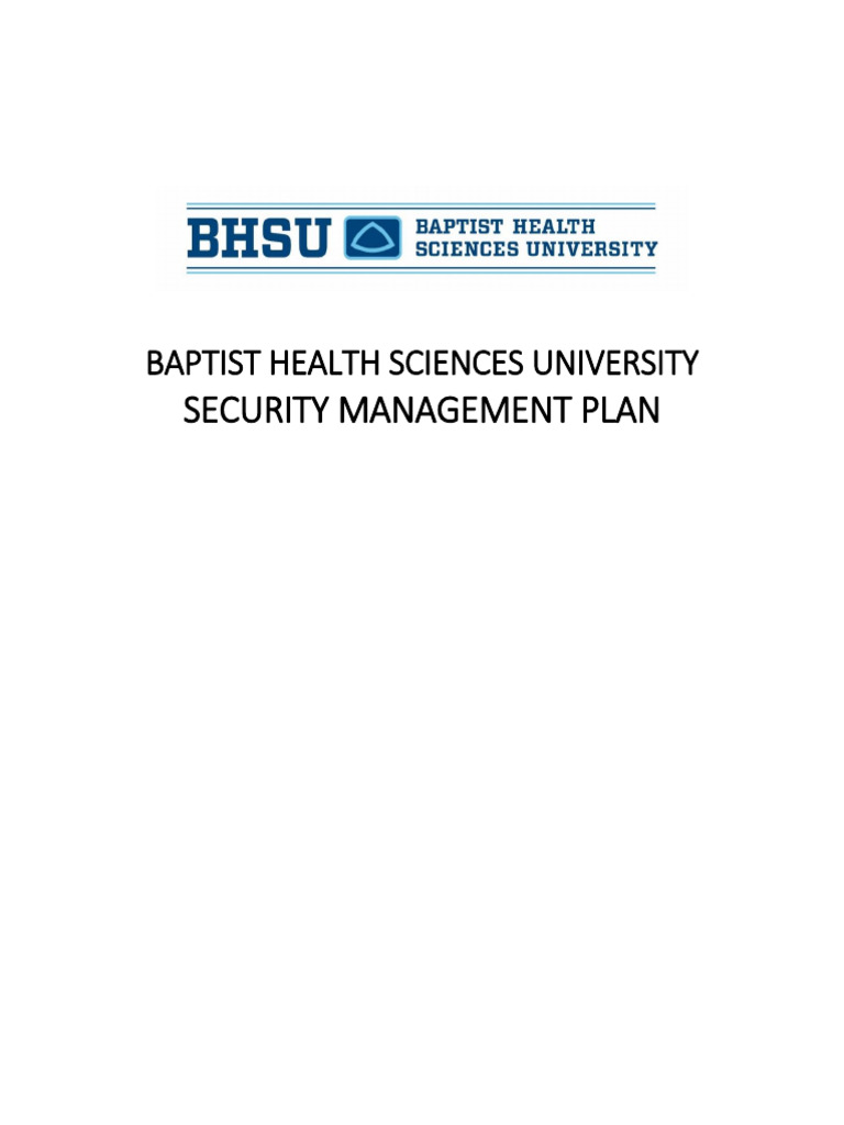Campus Security Plan Overview Pdf Risk Assessment Risk