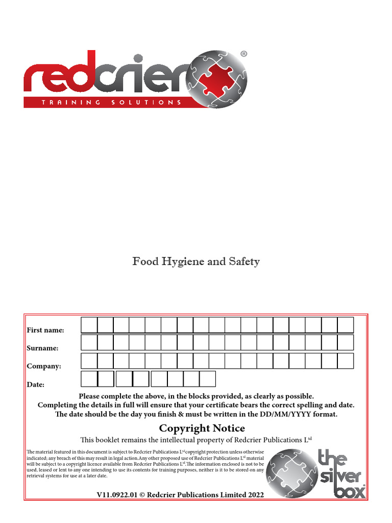 Food Hygiene and Safety Guidelines | PDF | Food Safety | Foodborne Illness