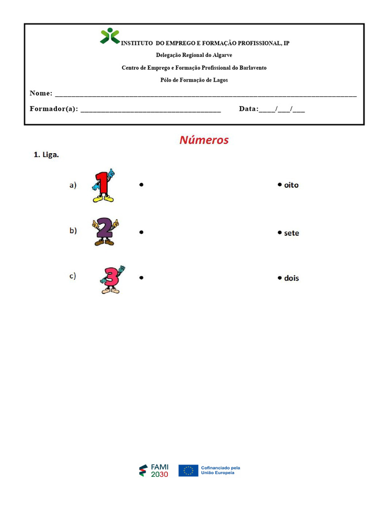 Exercícios Números Pdf Carreira E Crescimento