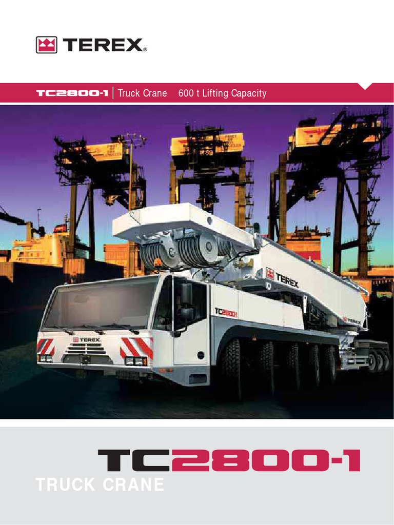 Grue sur camion tc2800-1 600 t | PDF