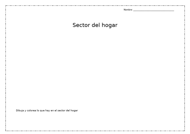 Ficha de Trabajo para Casa | PDF | Hogar, jardinería y bricolaje | Arte