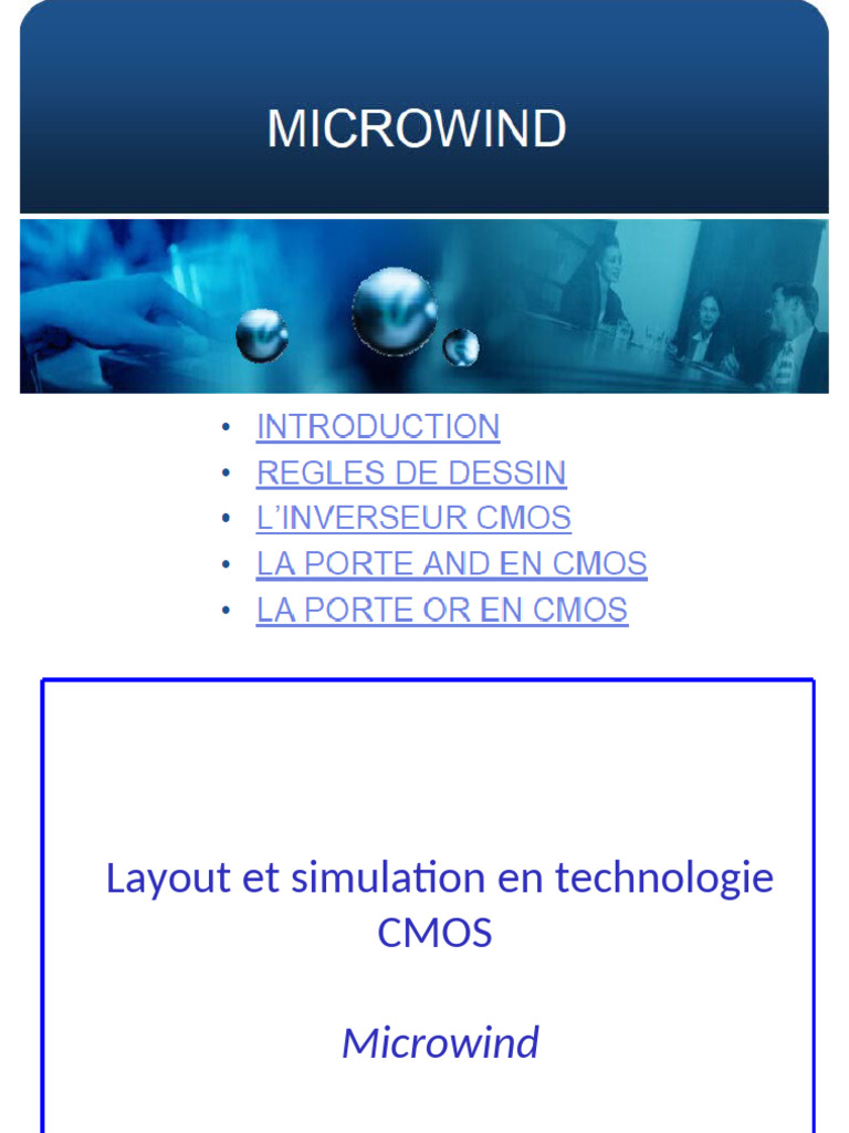 CMOS Design and Simulation with Microwind | PDF | Mosfet | Electronic ...