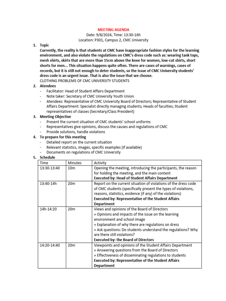 Meeting | PDF | Career & Growth
