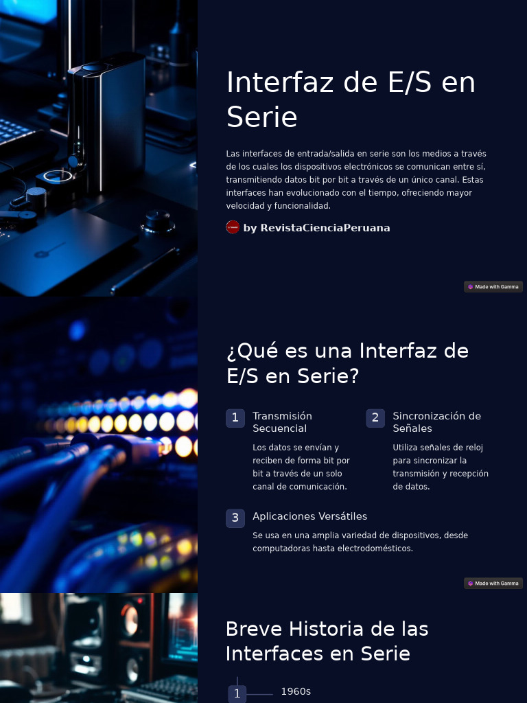 Interfaces de E/S en Serie: Evolución y Usos | PDF | USB | Hardware de ...