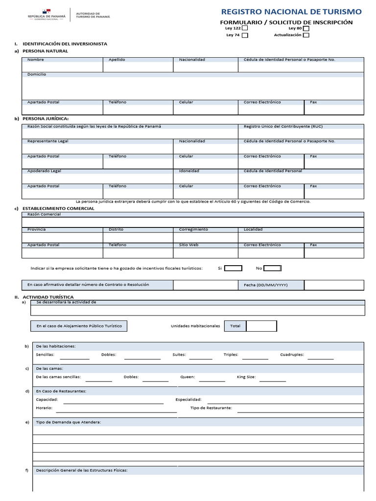 FORMULARIO_RNT_2021 Aplicaci%C3%B3n Del Incentivo | PDF | Documento de ...
