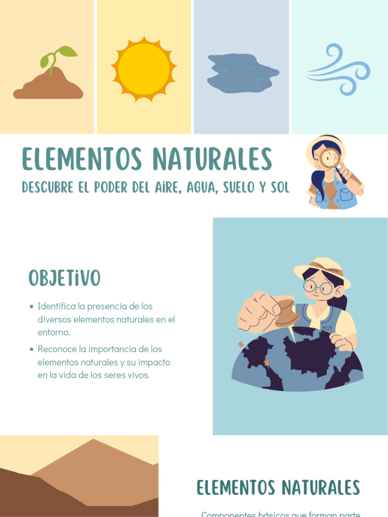 Importancia de los Elementos Naturales | PDF | Suelo | Agua