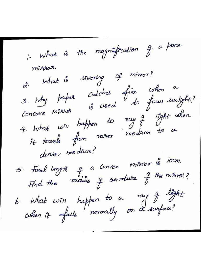 10 TH STD Assignment | PDF