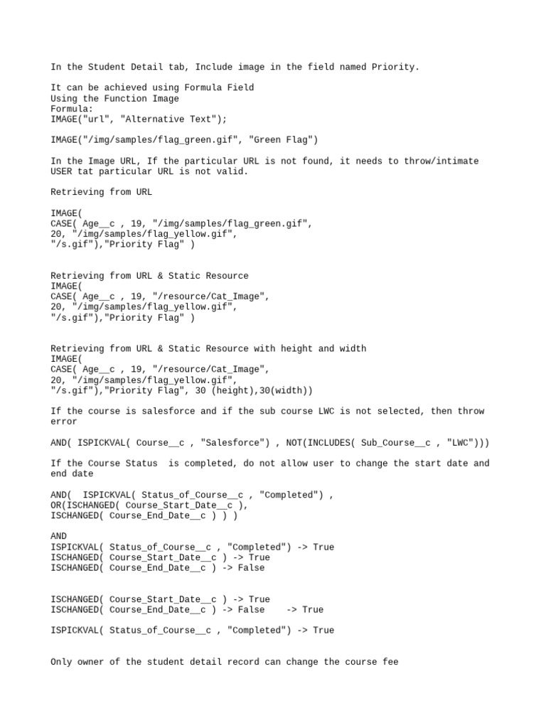 Formula and Validation O4 - 19 | PDF | Computing | Computer Programming