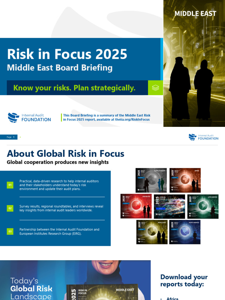 Risk In Foucs 2024 Iia Pdf Internal Audit Business