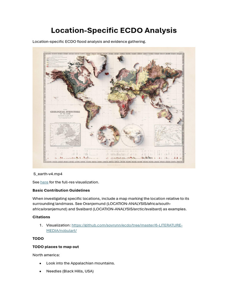 Location-Specific ECDO Flood Analysis | PDF | Volcano | Geomorphology