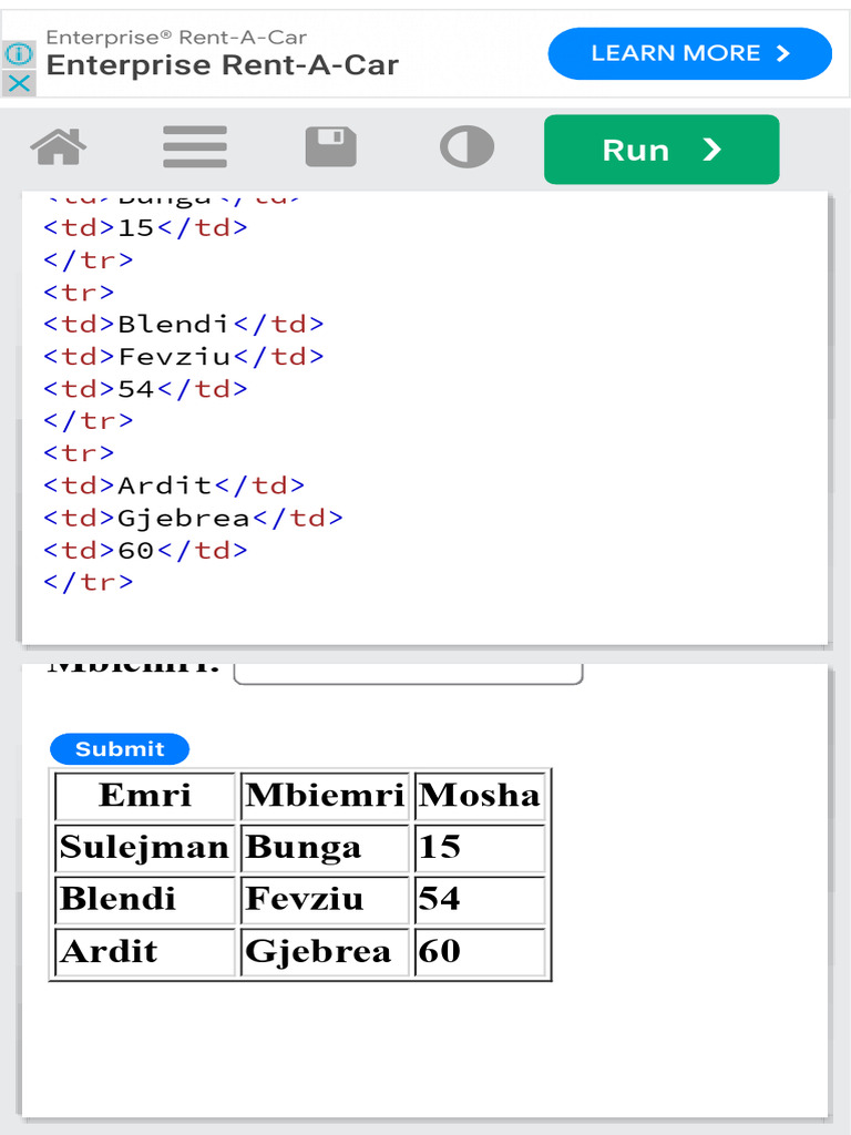 W3Schools Tryit Editor | PDF | Career & Growth